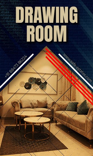 Drawing Room; Furnished and Unfurnished options;