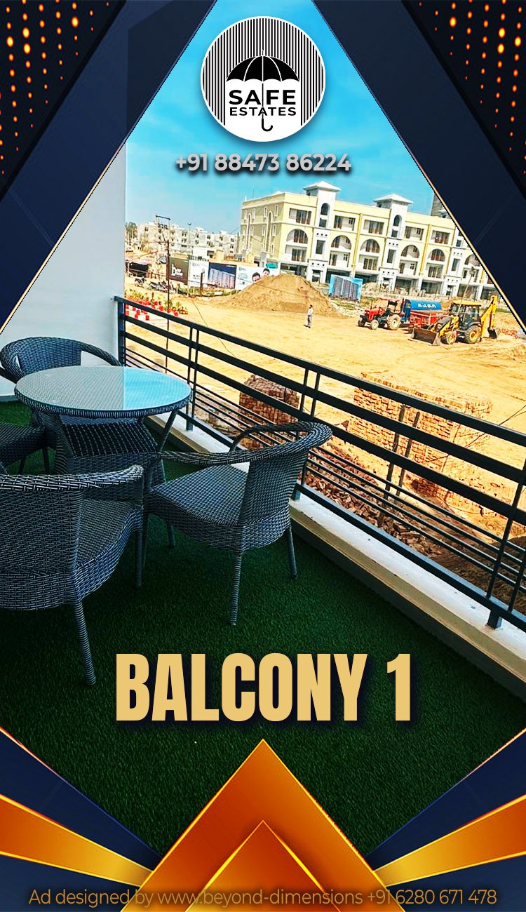 Large Balconies; Posh Locality; Surrounded by Posh Neighbourhood; Nice View from Balcony;