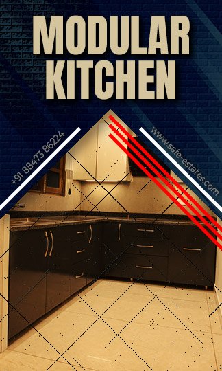 Spacious Kitchen; Modular Kitchen; 