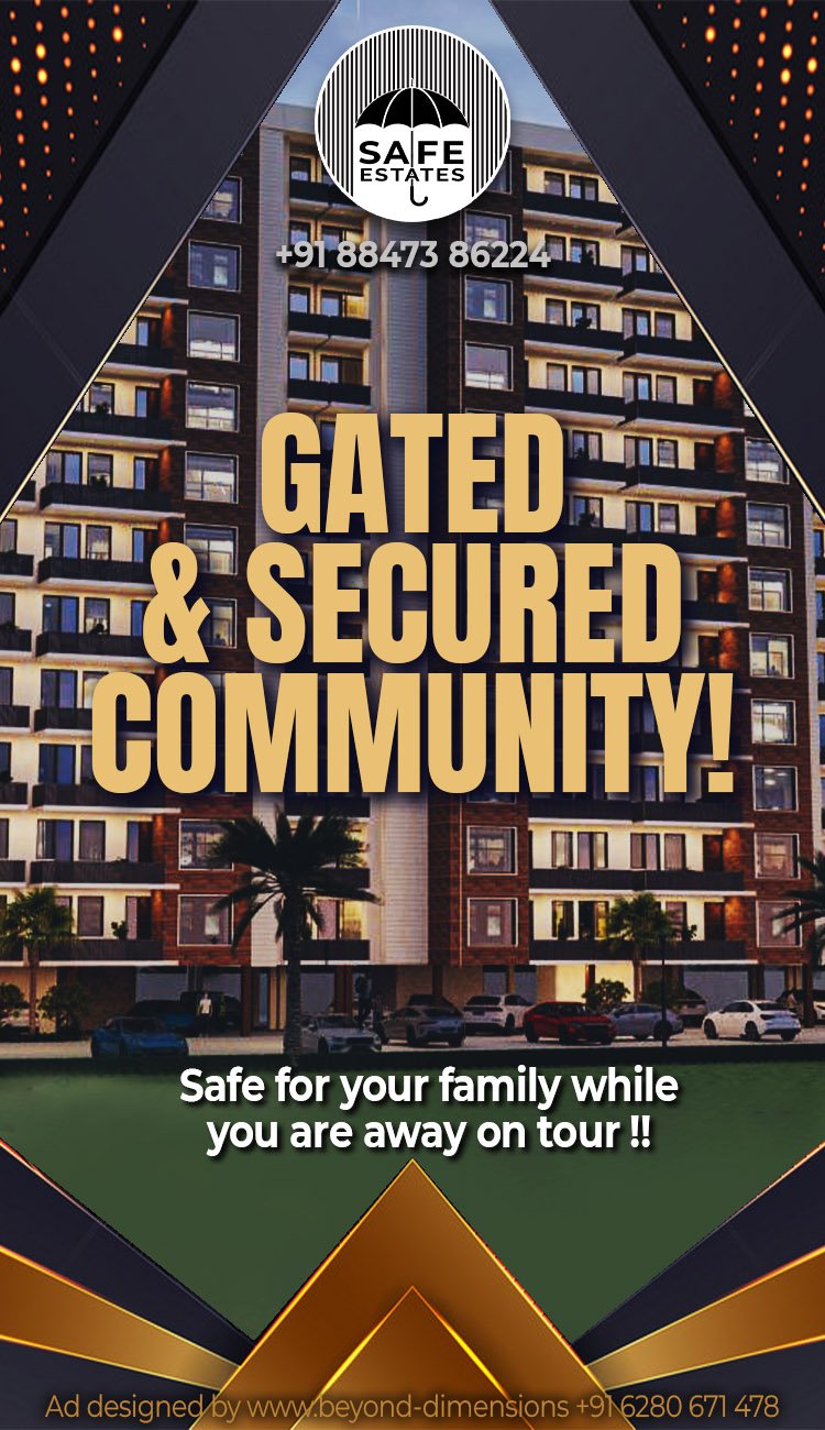 High Rise; Apartments in Mohali; Gated and Secured Society; Safe for your Family