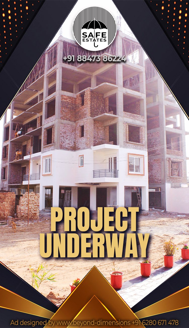 Construction Underway; Contemporary Brick construction; 12 stories high rise apartments; 