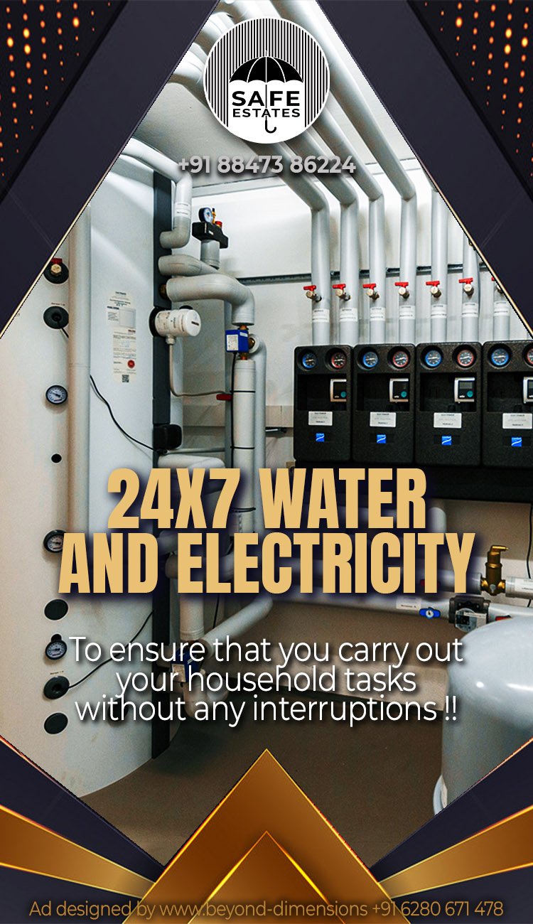24x7 Water and Electricity