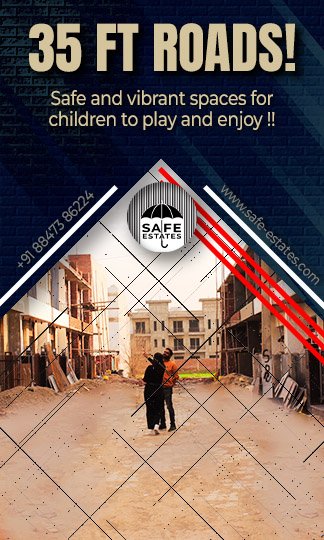 Wide Internal Roads; Children Play Area;