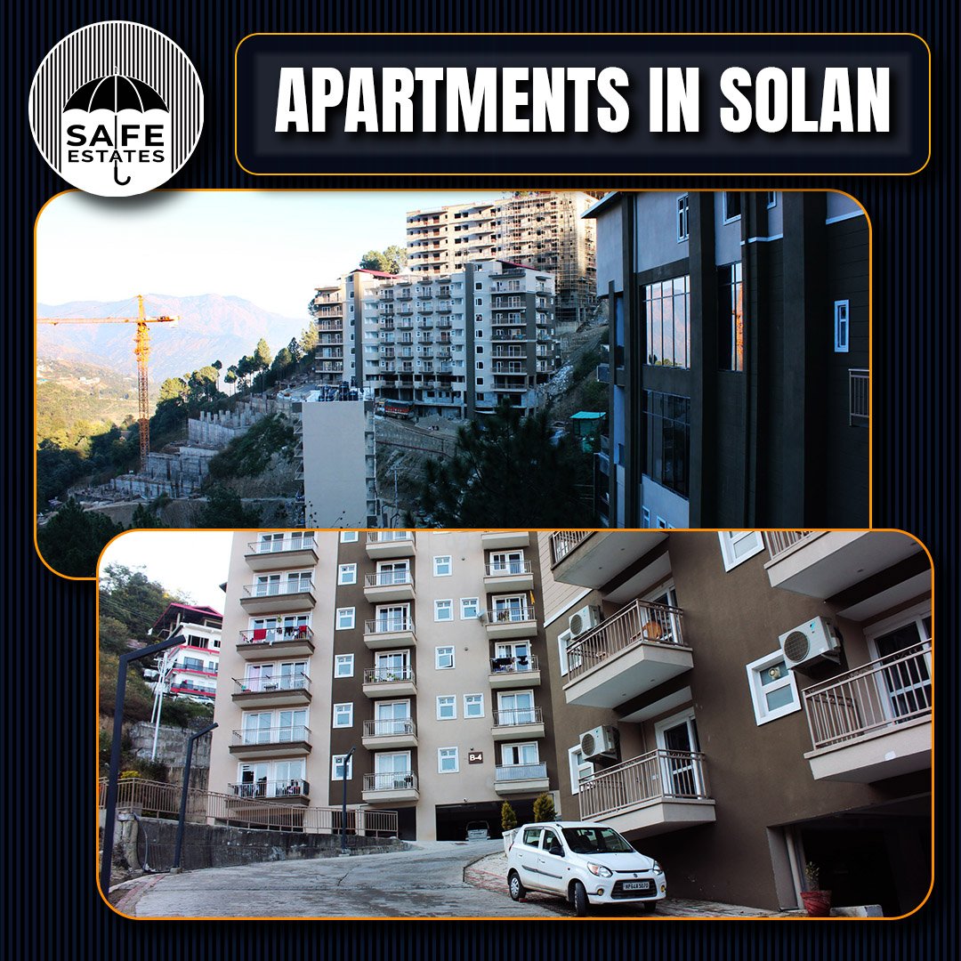 Surface parking; lifts available; nearing possession; apartments in solan;