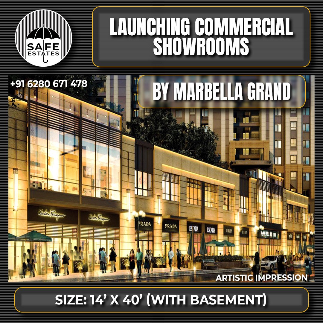 Basement + Ground; Showrooms; SCO; Office Space in IT City;
