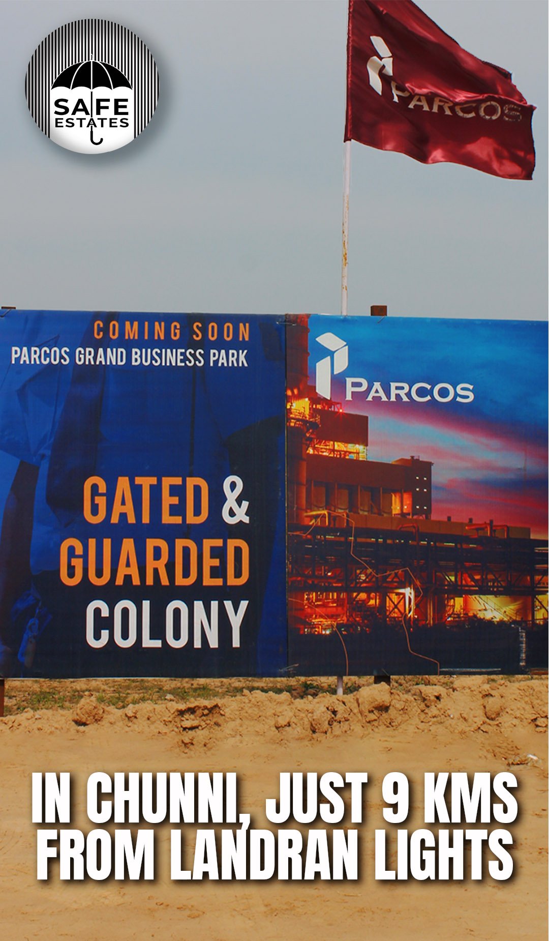 Gated and Guarde Township; Less than 10 km; from Mohali; From Airport; From Chandigarh; 