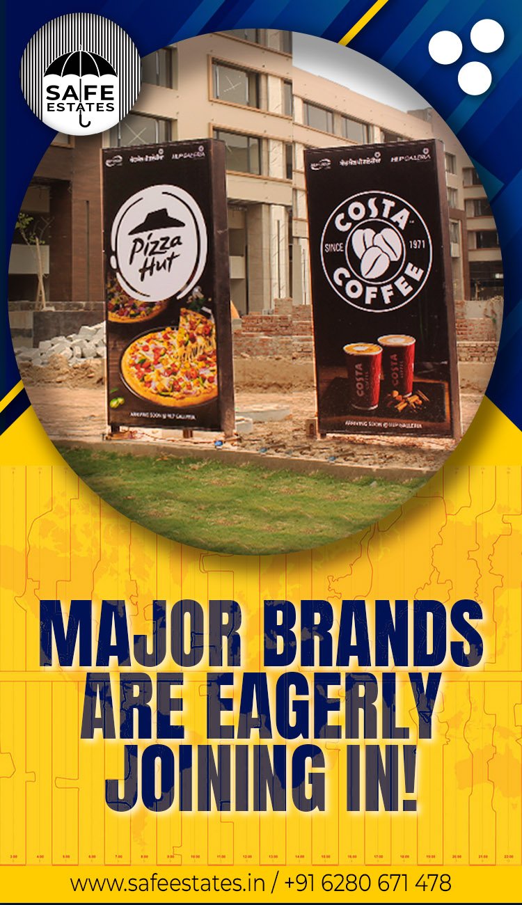 Pre leased options; Pizza Hut; Costa Coffee; Major Brands; Join in;