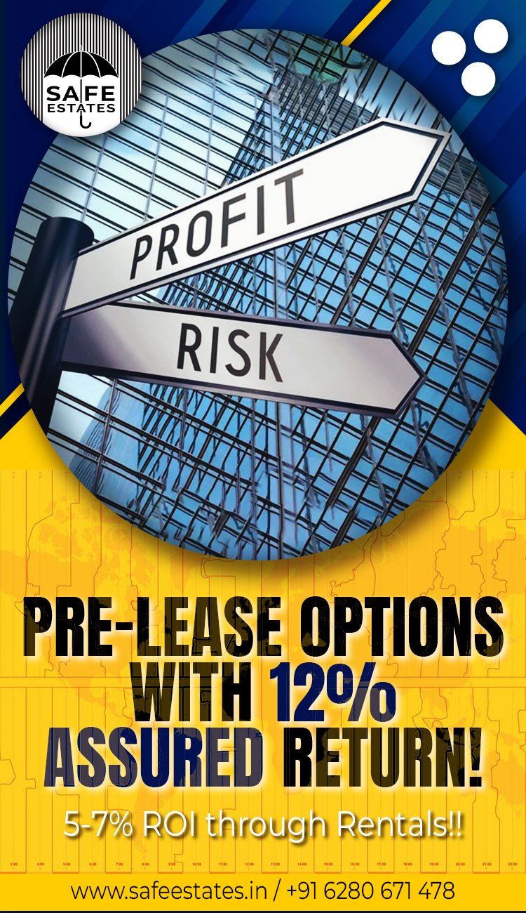 12% Assured REturns; Pre-lease Options; 5-7% ROI through Rentals; profitable Investments;
