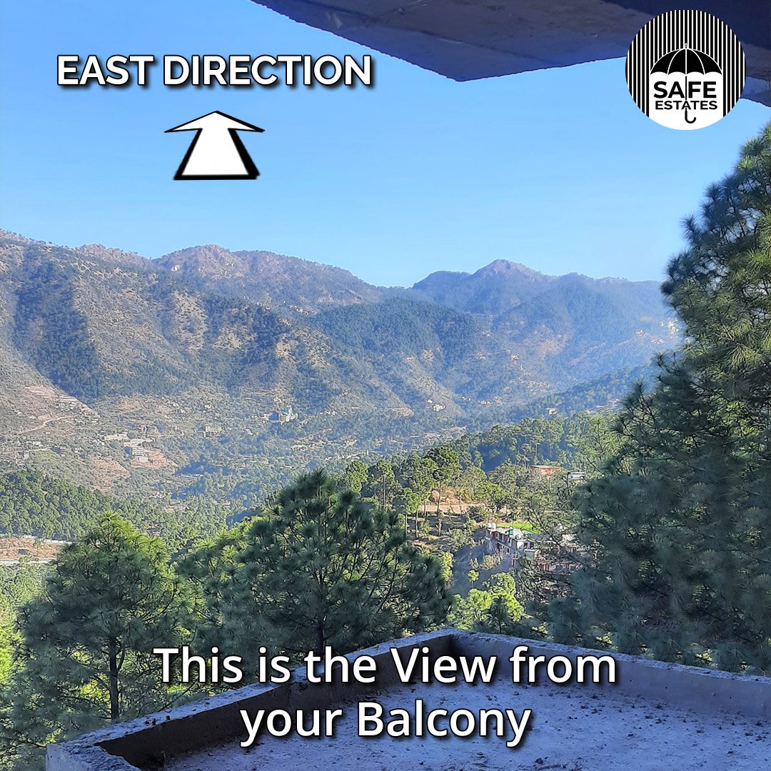 View from balcony; Kasauli; random view; 