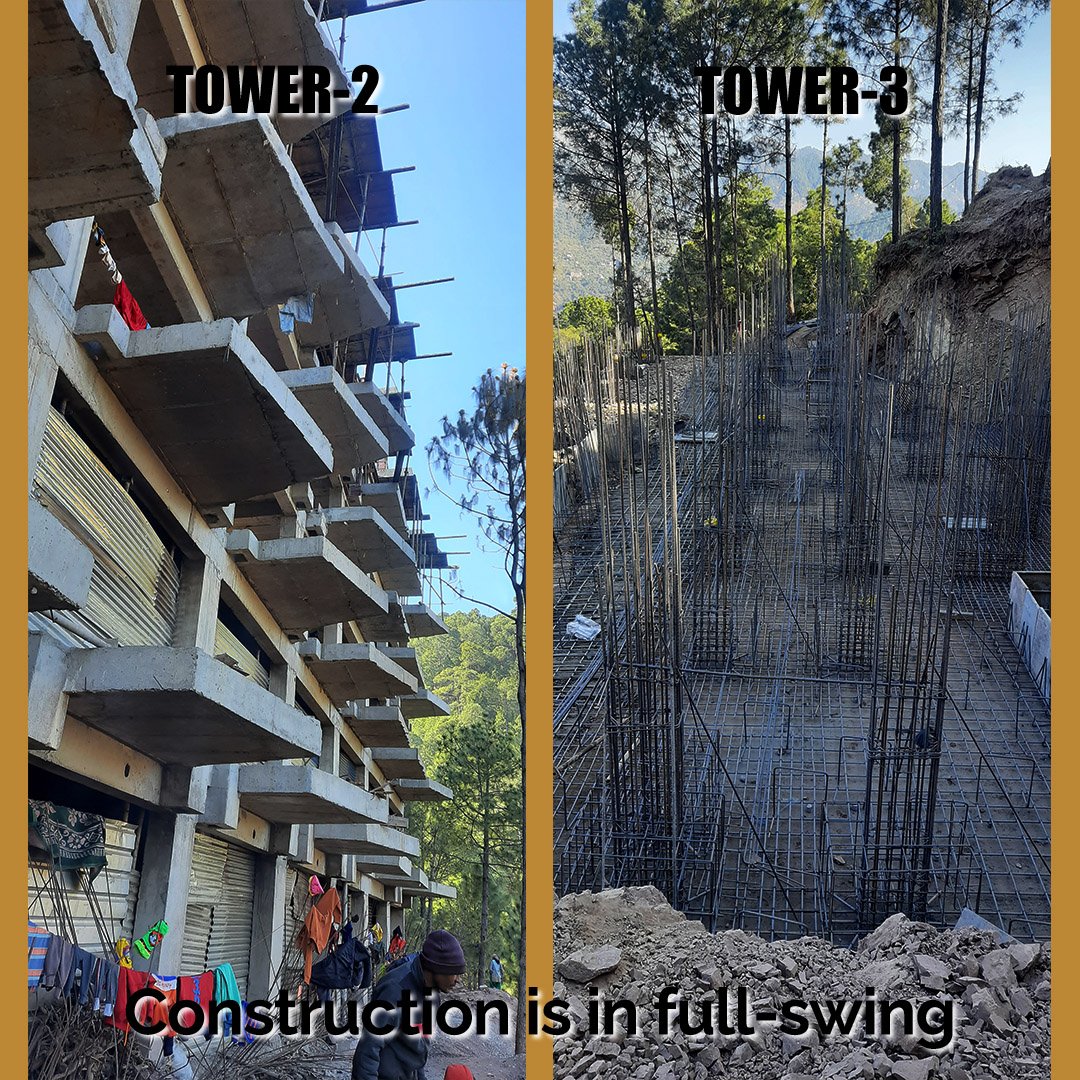 Construction in full swing;