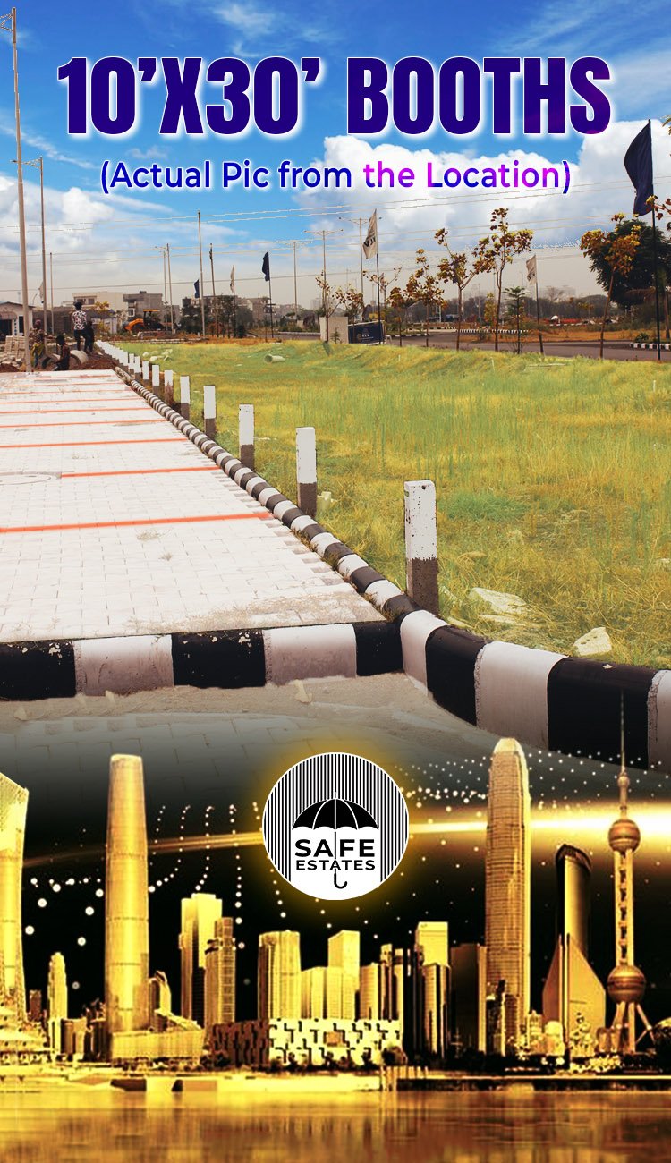 10x30 booths in mohali, plots for booths, economical booth plots,