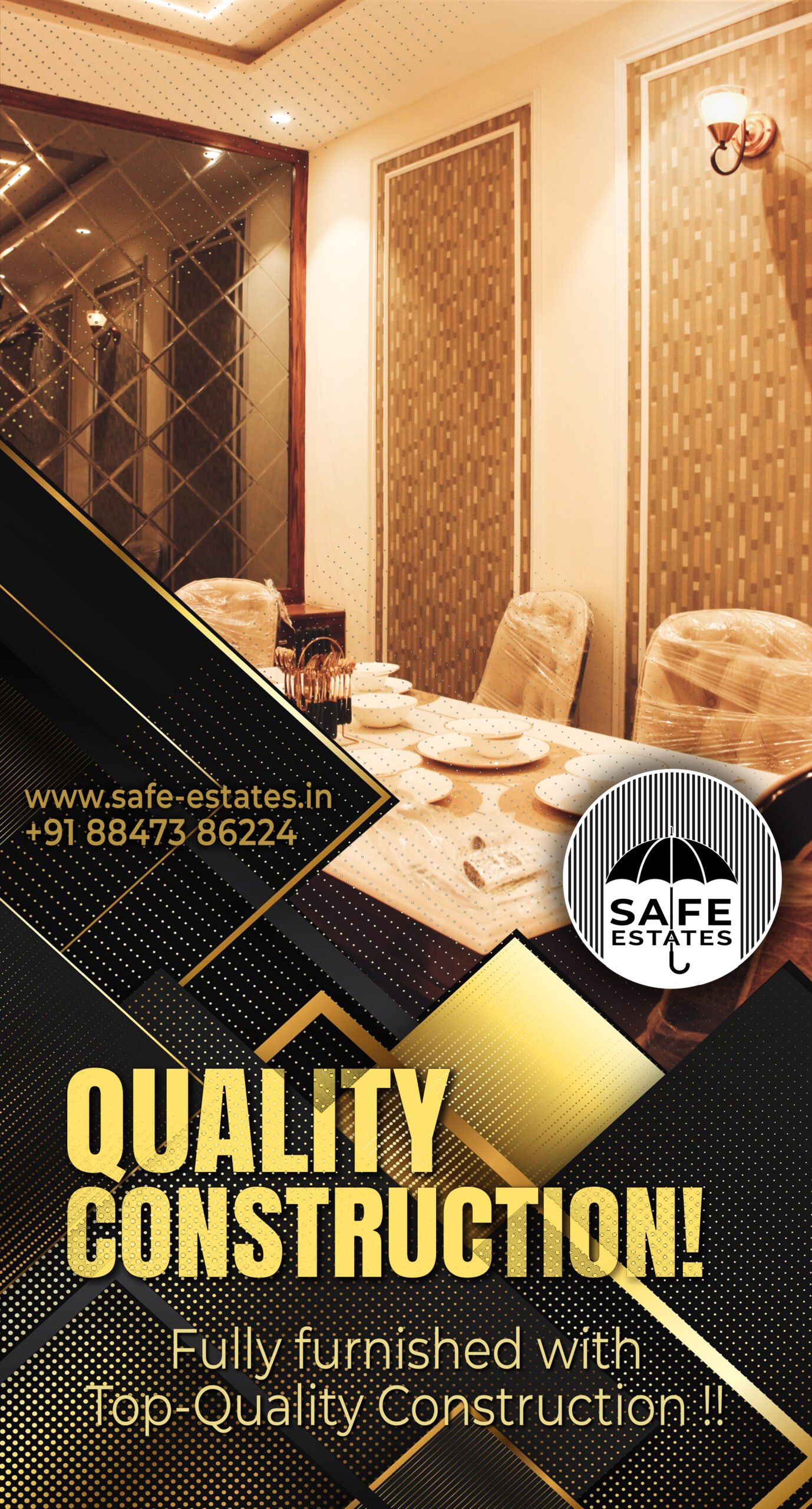 Quality construction; reputed builder; top quality builder; quality build; 