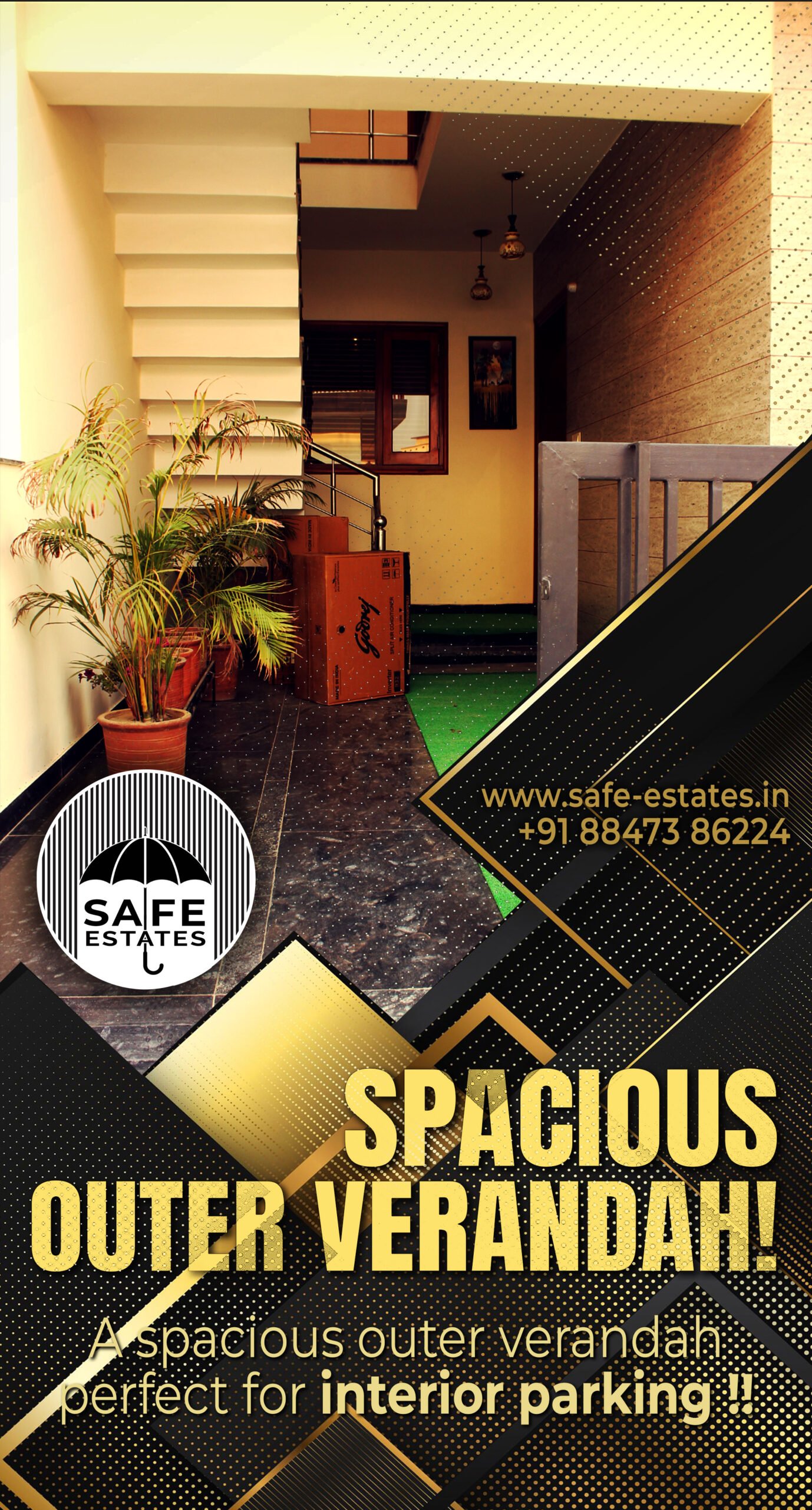 veranda; balcony; inner parking; 