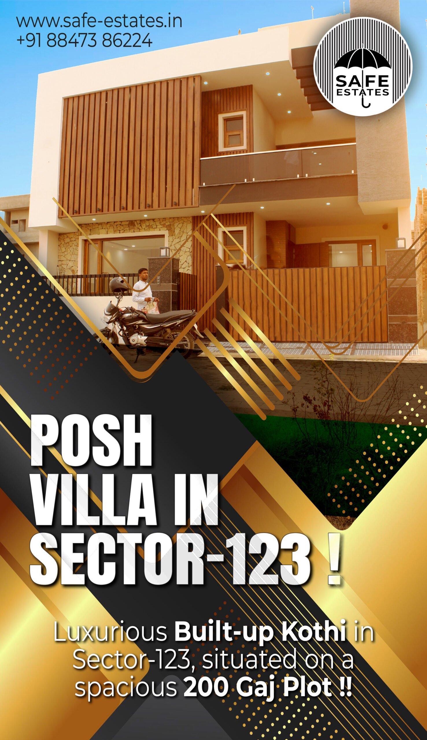 Posh villa in sector-123, mohali, on airport road