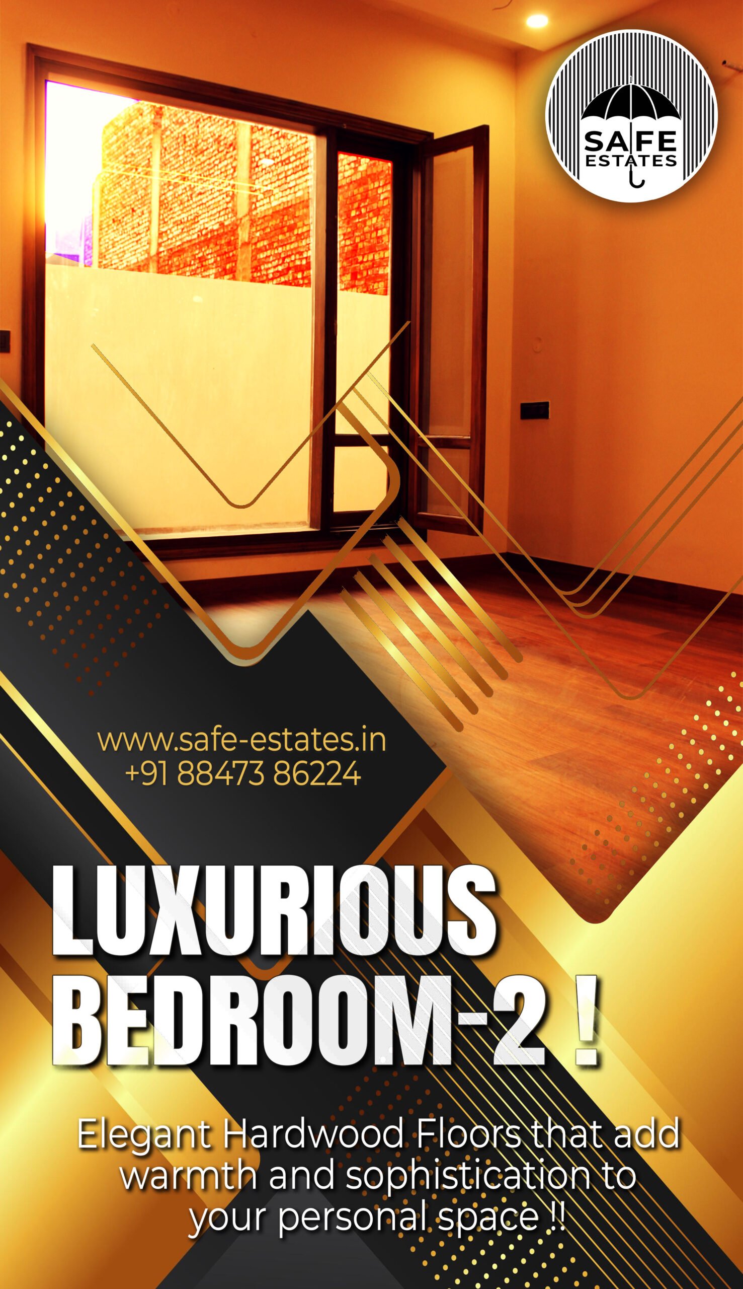 large bedrooms; hardwood floors; personal space; luxurious bedrooms;