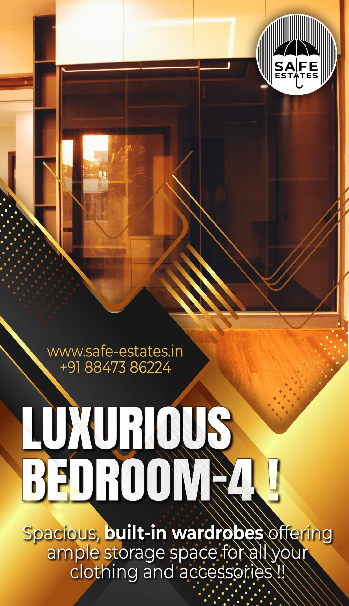 Large Bedrooms; built-in wardrobes; storage space; wardrobe; 