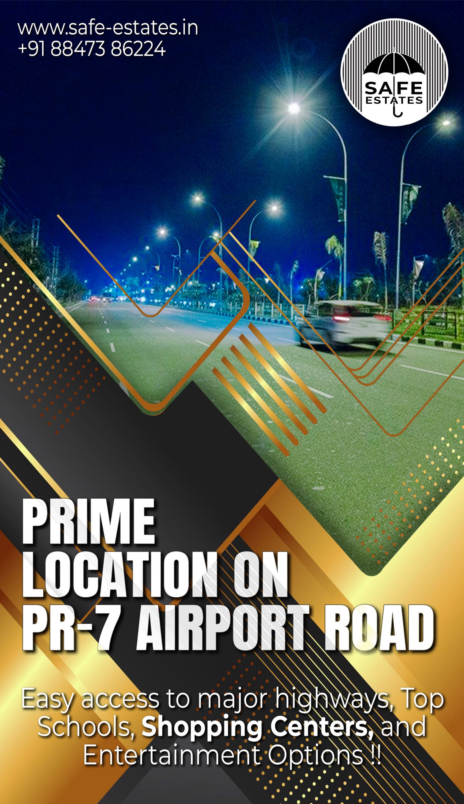 built-up house in mohali; on pr-7 airport road; near school; near shopping centres; 