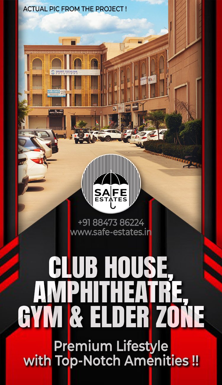 Club House; Amphitheatre; Gym; Elder Zone; Top Notch Amenities;