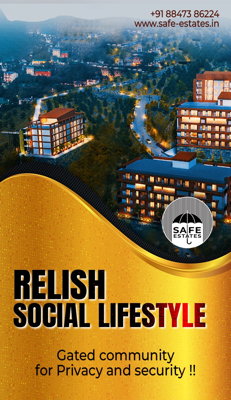 Enjoy Social Life; Create a Social Life, Gated Society, Society with Security, Beautiful Mountain Apartments