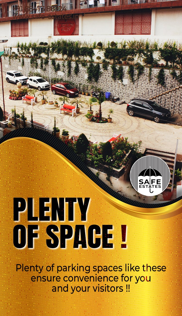 Plenty of Space, Flat Area, Parking space, for visitors, Parking in Hills,