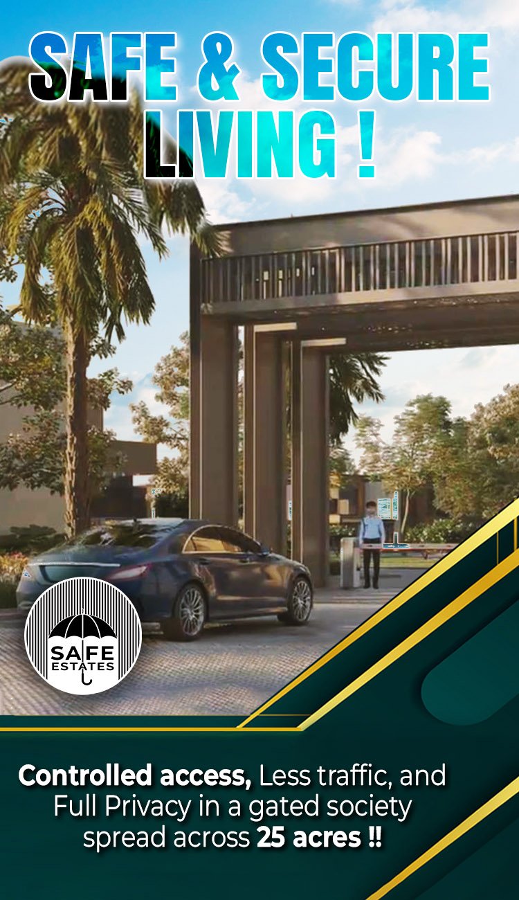 Controlled Access, Less Traffic, Spread in 25 Acres,