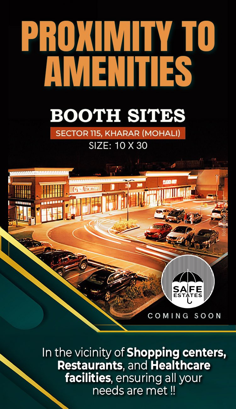 Suggest a mixed use property, both residential and commercial plots, that is close to shopping, malls, close to hospitals,