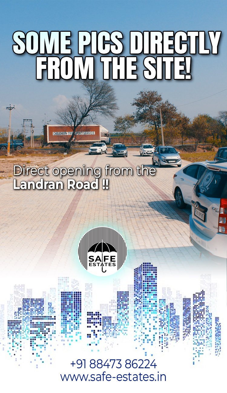 Actual Pics, property opens right on the 4 lane landran road, 