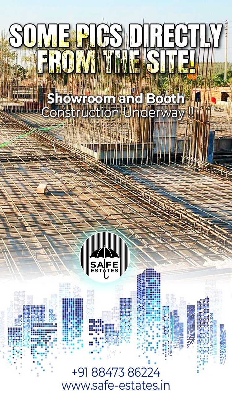 construction of commercial zone is underway, 