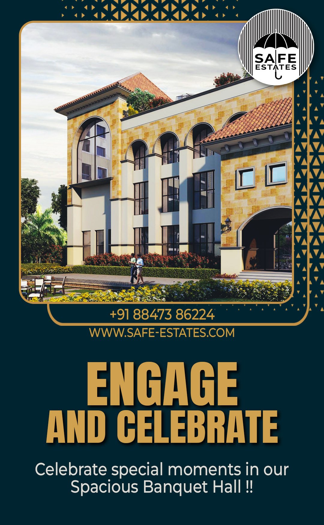 Banquet Hall in Society; Celebrate