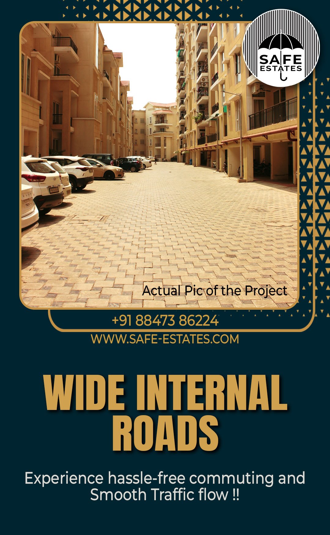 Hassle free commuting; Smooth Traffice Flow; 