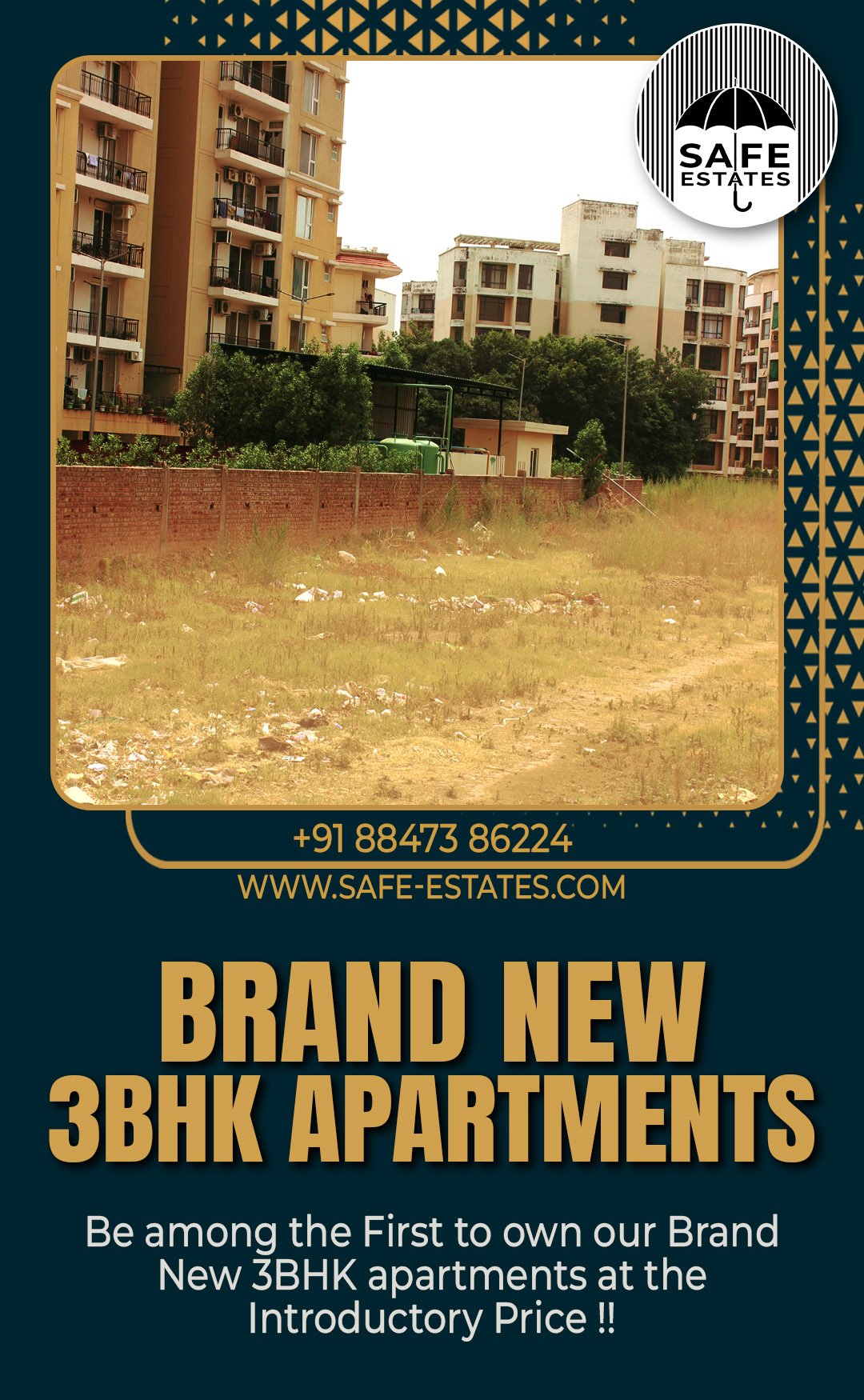 Pre Launch; Brand New; 3BHK Apartments; Be the first; First Price; Introductory Price; 