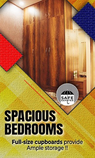 Full Size Cupboards; Storage Space;