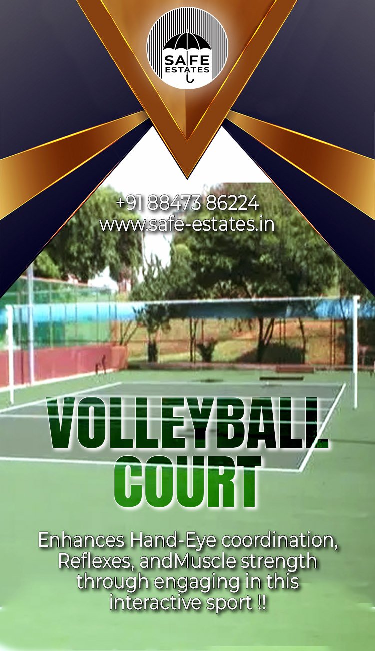 Residential property with a volleyball court, a volleyball court,