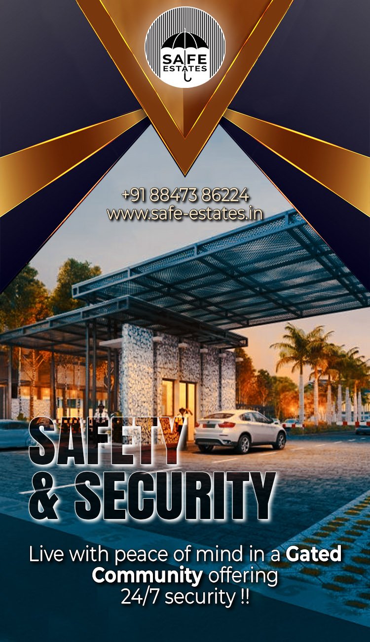 safe area, safe society, a residential with security,