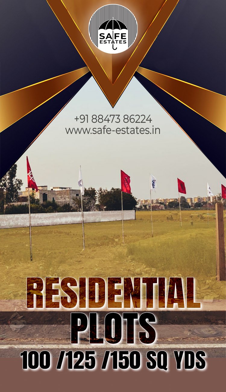 residential plots on highway, plots in derabassi, 100 gaj plots, 150 gaj plots,