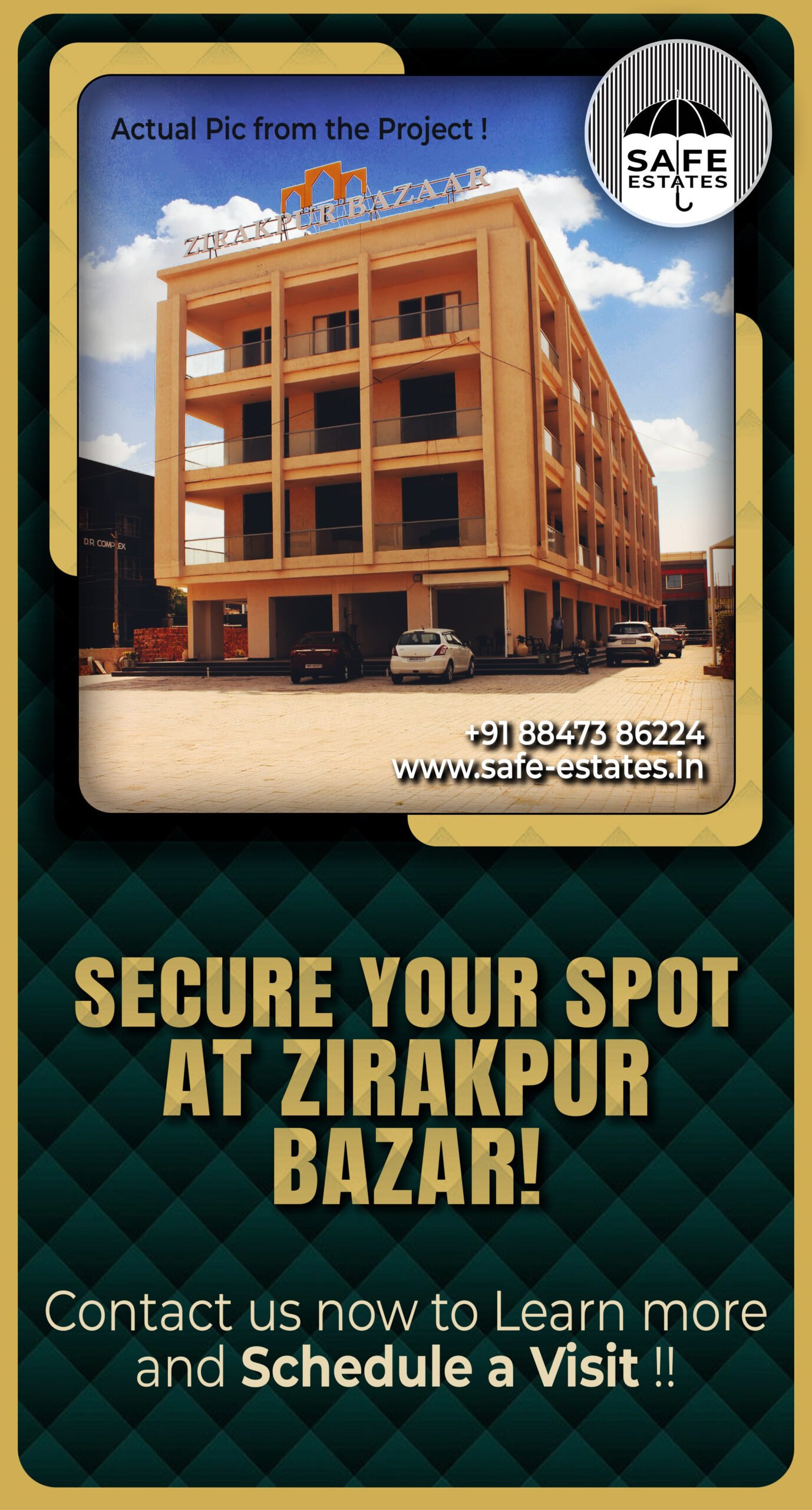 Secure your Spot; Contact Us; Schedule a visit;  Site visit;