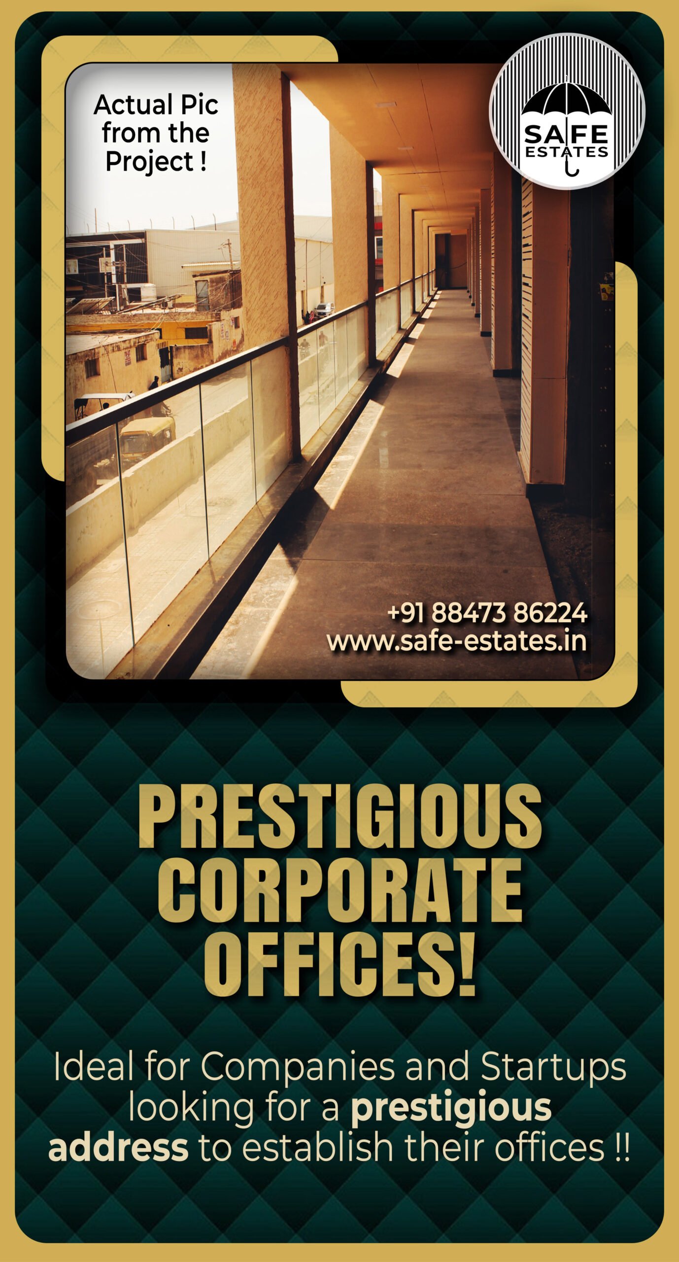 corporate offices; prestigious address; start up; new business; nice location; 