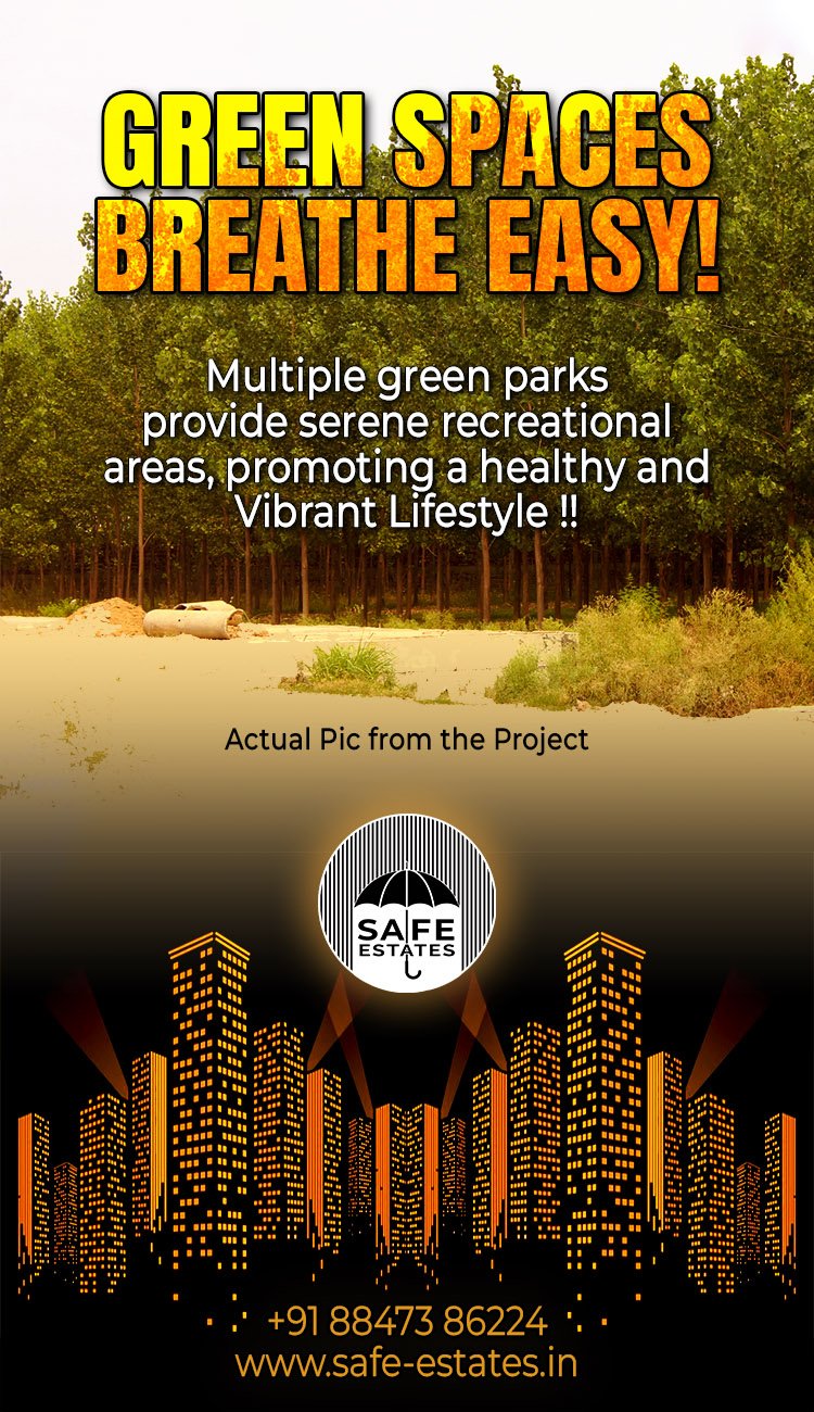 gree spaces in the society allow you to breathe easily,