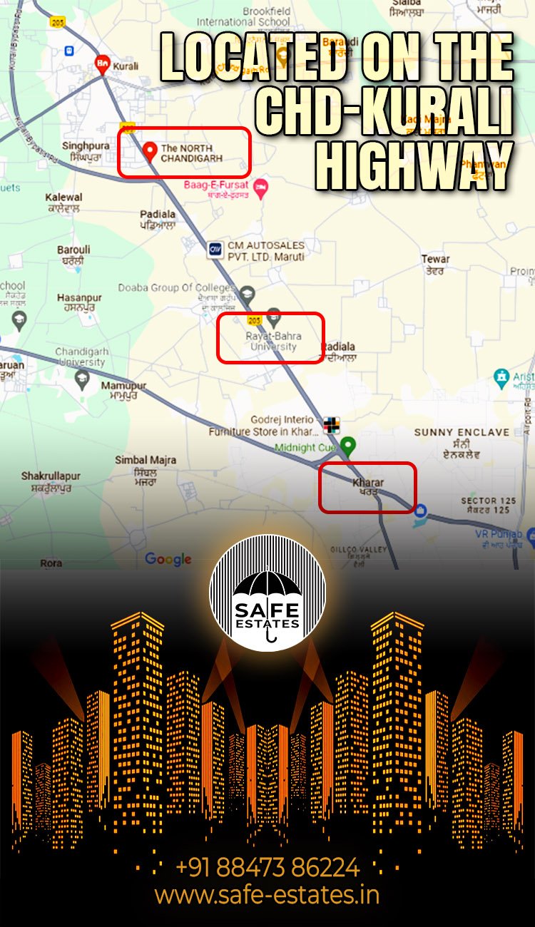 way to kurali, located on kurali highway, rayat bahra,