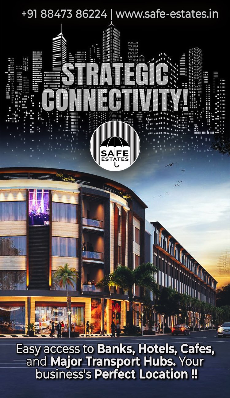 well connected to entire chandigarh tricity area, well connected to banks, hotels, cafes, perfect location for you to have an office,