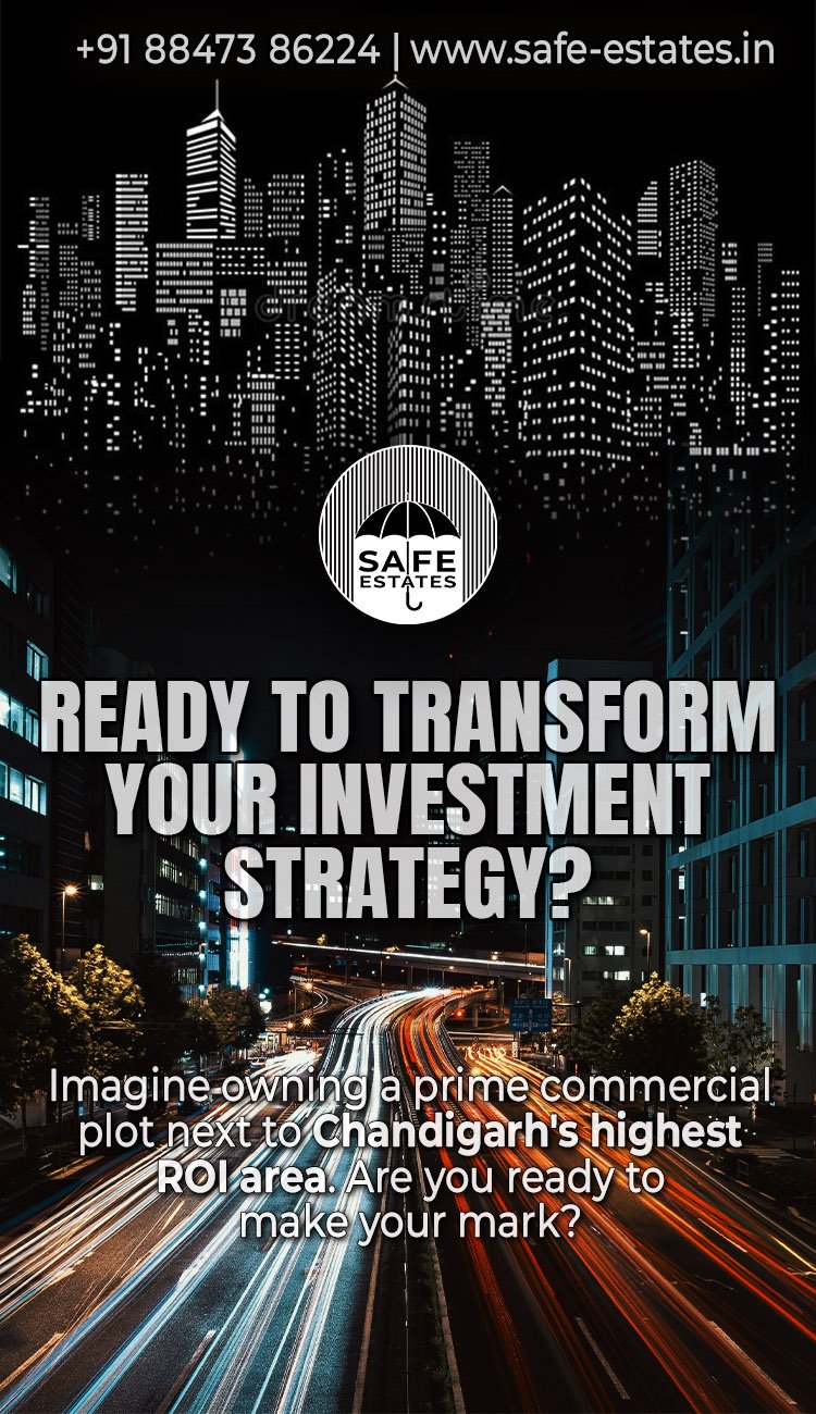 which are has the best ROI in commecial which are has the best return on real estate, which area of chandigarh tricity is happeneing,