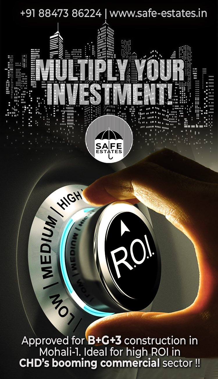 multiply your investment, chandigarh's booming real estate sector, best roi in the country,