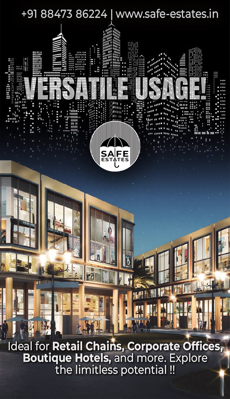 commercial plot available for boutique hotel, for corporate office, for retail and food chains,