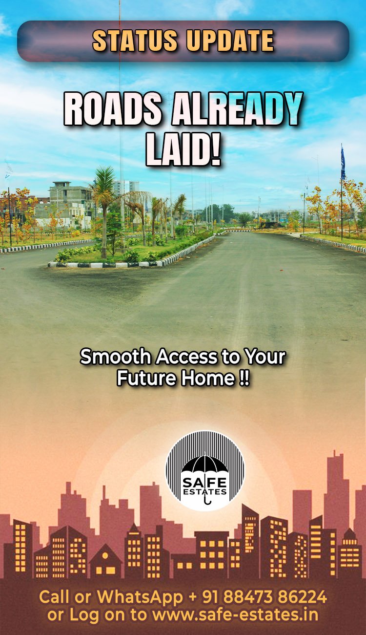 wide internal roads,