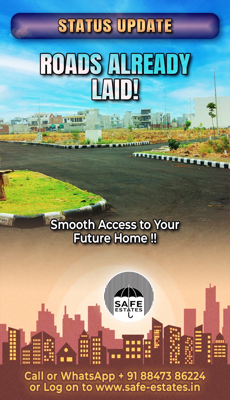 wide internal roads,