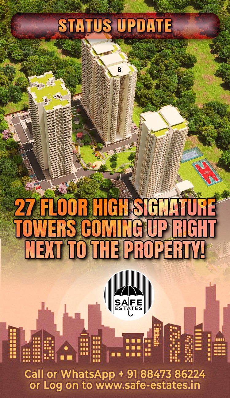 next to signature lake view, signature towers in mohali