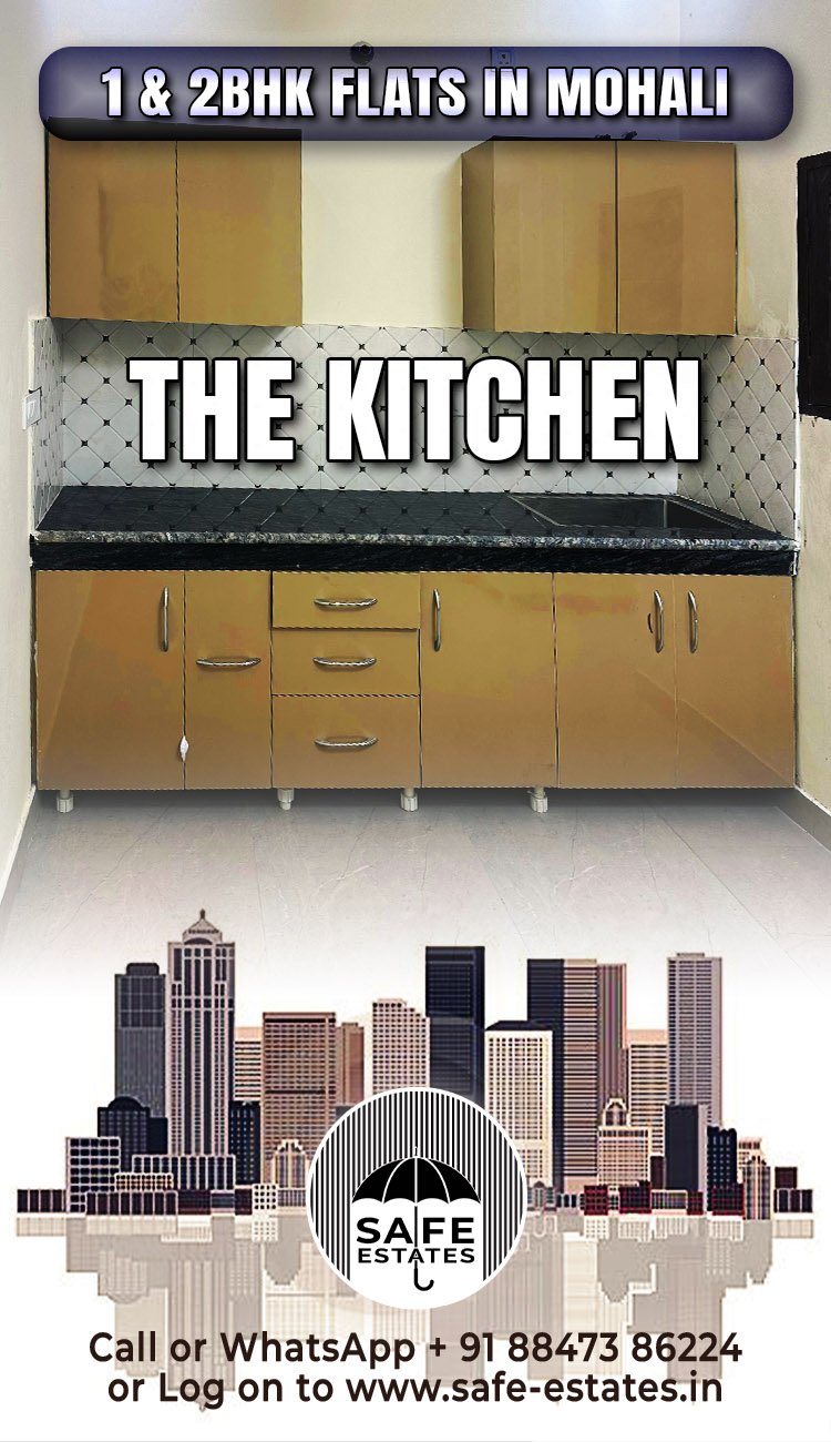 The Kitchen, Open kitchen, beige cabinets,