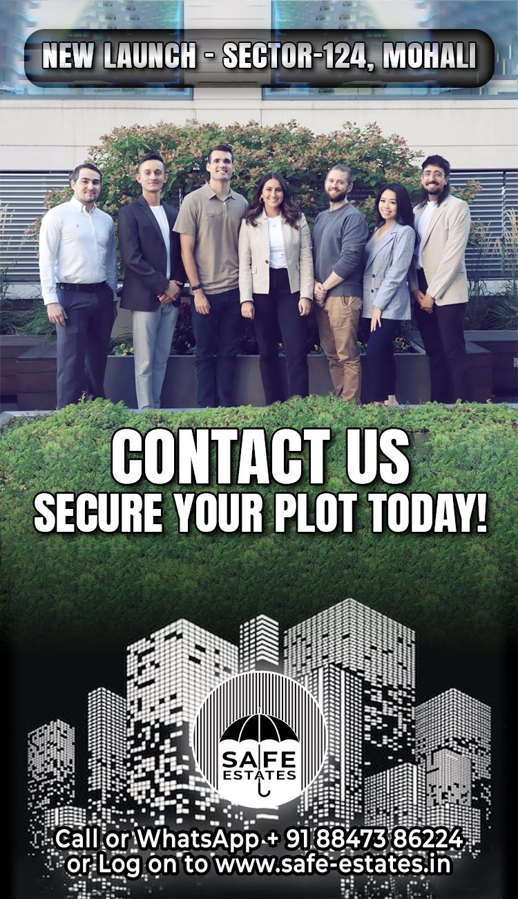 Happy Family in Front of Their New Home with Contact Details