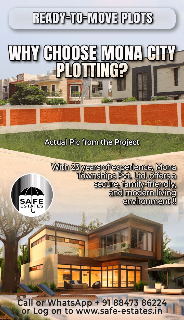 mona city plotting, plots in mohali