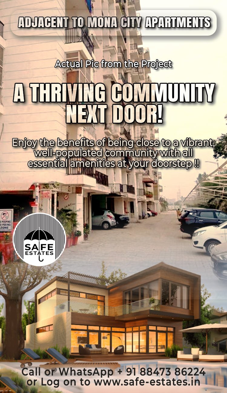 thriving community, mona homes, well populated community